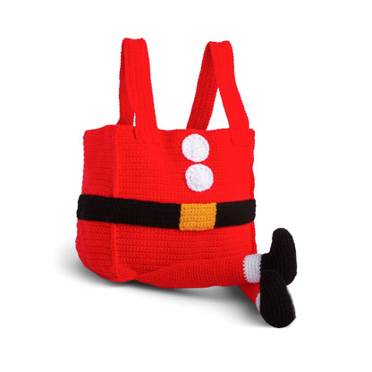 Red Heart Santa & His Elf Crochet Gift Bags Version 1
