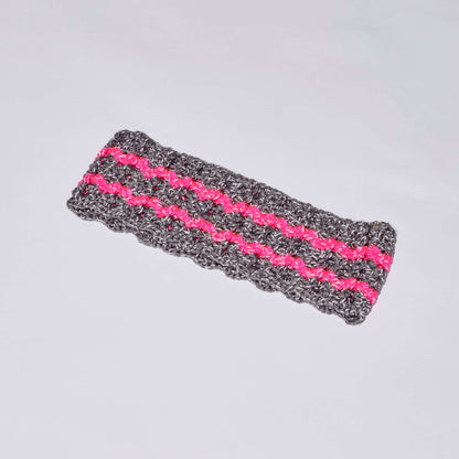 Red Heart Crochet Dazzling Kid's Cowl Crochet Cowl made in Red Heart Reflective Yarn