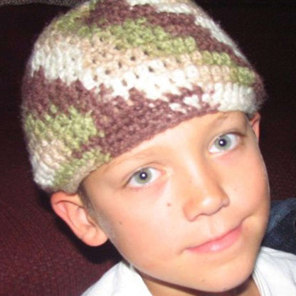 Red Heart Crochet Child's Hat Crochet Hat made in Red Heart Classic Yarn