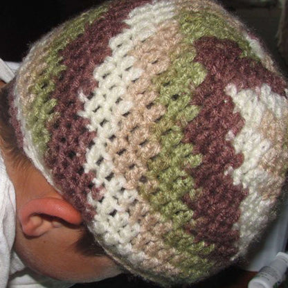 Red Heart Crochet Child's Hat Crochet Hat made in Red Heart Classic Yarn