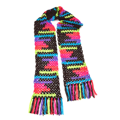 Red Heart Crochet Planned Pooling Scarf Crochet Scarf made in Red Heart Super Saver Yarn