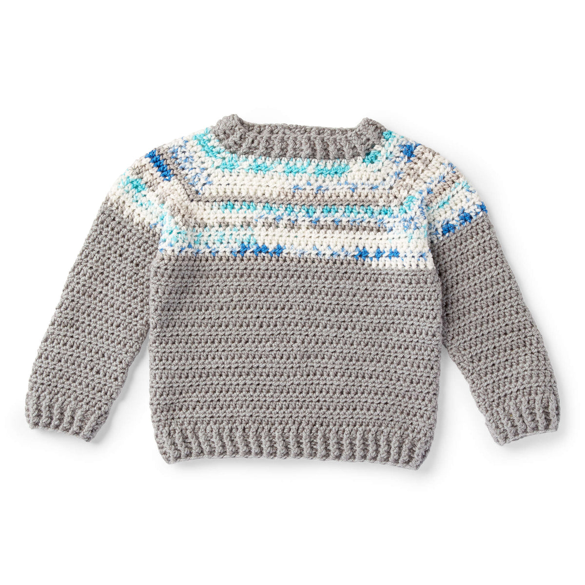 Crochet Pullover made in Red Heart Yarn