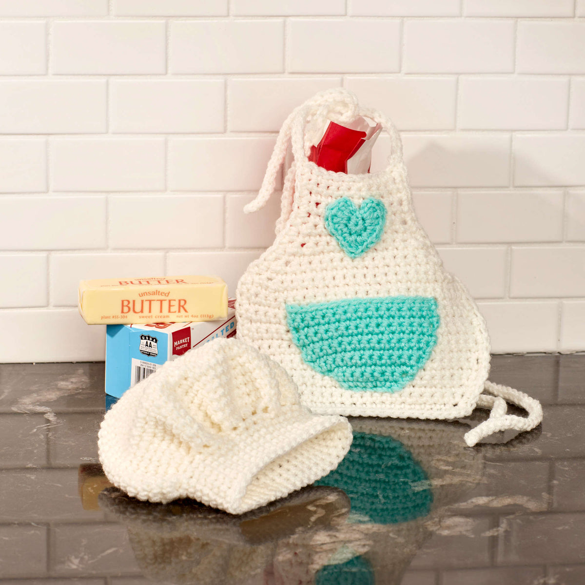 Crochet Doll made in Red Heart Super Saver Yarn