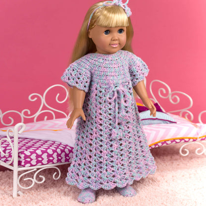 Red Heart Crochet Bedtime for Dolls Crochet Toy made in Red Heart Anne Geddes Baby Yarn