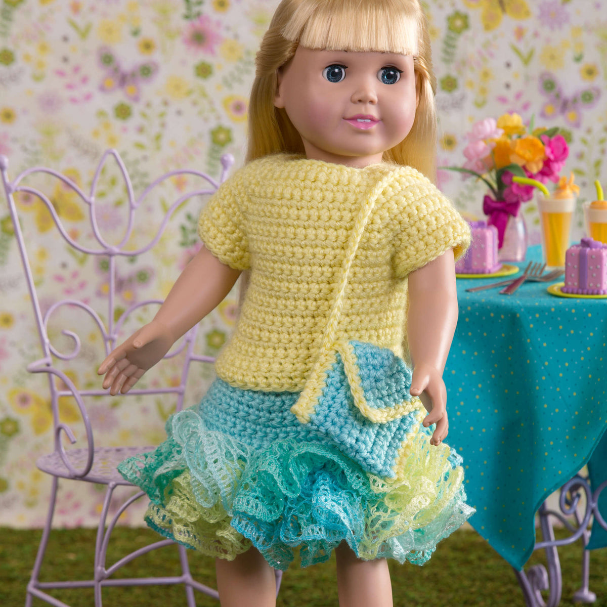 Crochet Toy made in Red Heart Soft Baby Steps Yarn