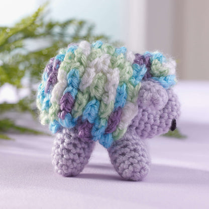 Red Heart Crochet Lamby Pie Lamb Crochet Toy made in Red Heart Soft Baby Steps Yarn