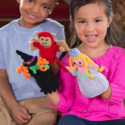 Red Heart Crochet Puppets for Play Crochet Toy made in Red Heart Yarn