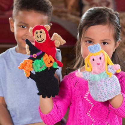 Red Heart Crochet Puppets for Play Crochet Toy made in Red Heart Yarn