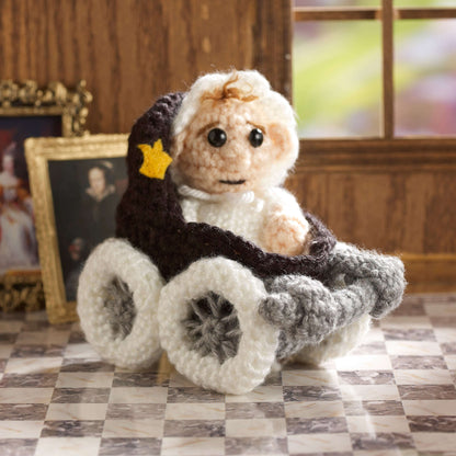 Red Heart Crochet the Royal Family Crochet Toy made in Red Heart Classic Yarn