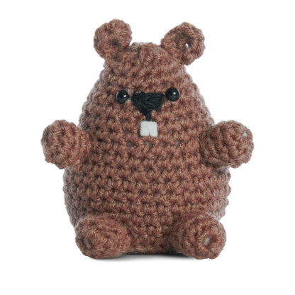 Red Heart Crochet Super Ground Hog Crochet Hog made in Red Heart Yarn
