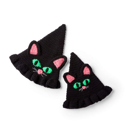 Red Heart Crochet Witchy Cat Hat Crochet Hat made in Red Heart Super Saver Yarn