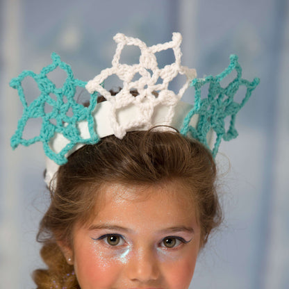Red Heart Crochet Snow Princess Tiara & Wand Crochet Wand made in Red Heart Yarn