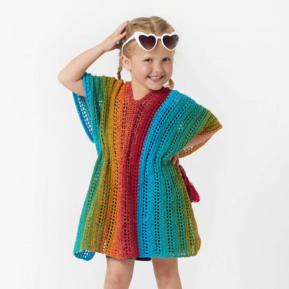 Red Heart Crochet Beach Girl Cover Up Crochet Cover Up made in Red Heart Yarn