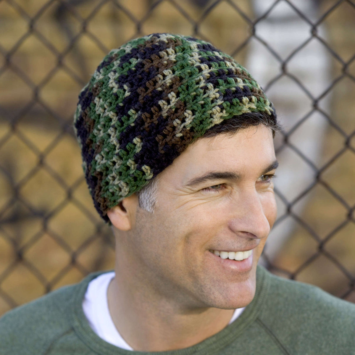 Crochet Cap made in Red Heart Super Saver Yarn