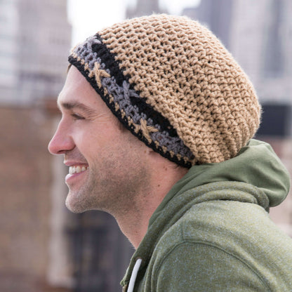 Red Heart Crochet X-Border Hat Crochet Hat made in Red Heart With Love Yarn