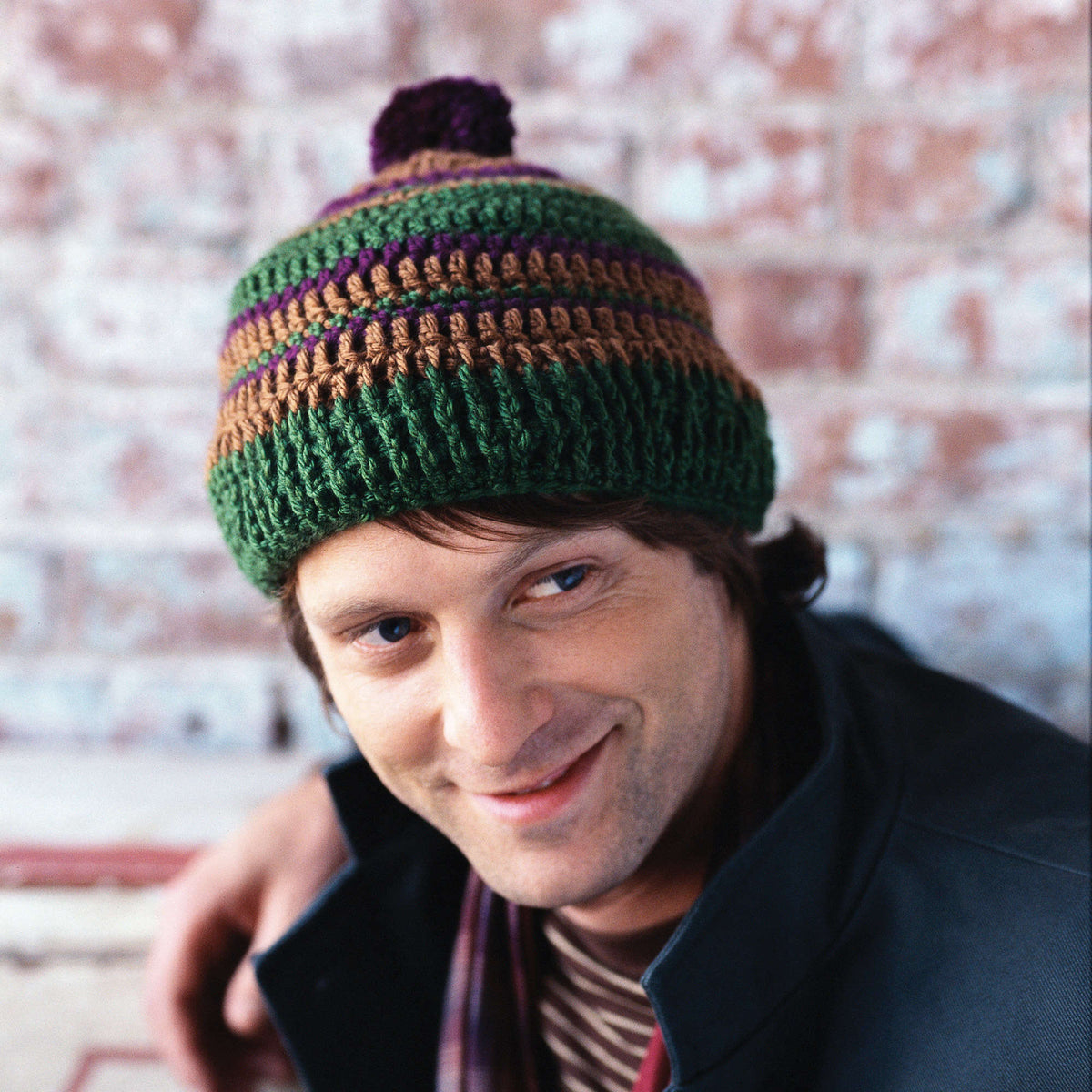 Crochet Hat made in Red Heart Soft Yarn