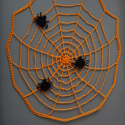 Red Heart Crochet Pin the Spider On the Web Crochet Holiday Décor made in Red Heart Super Saver Yarn