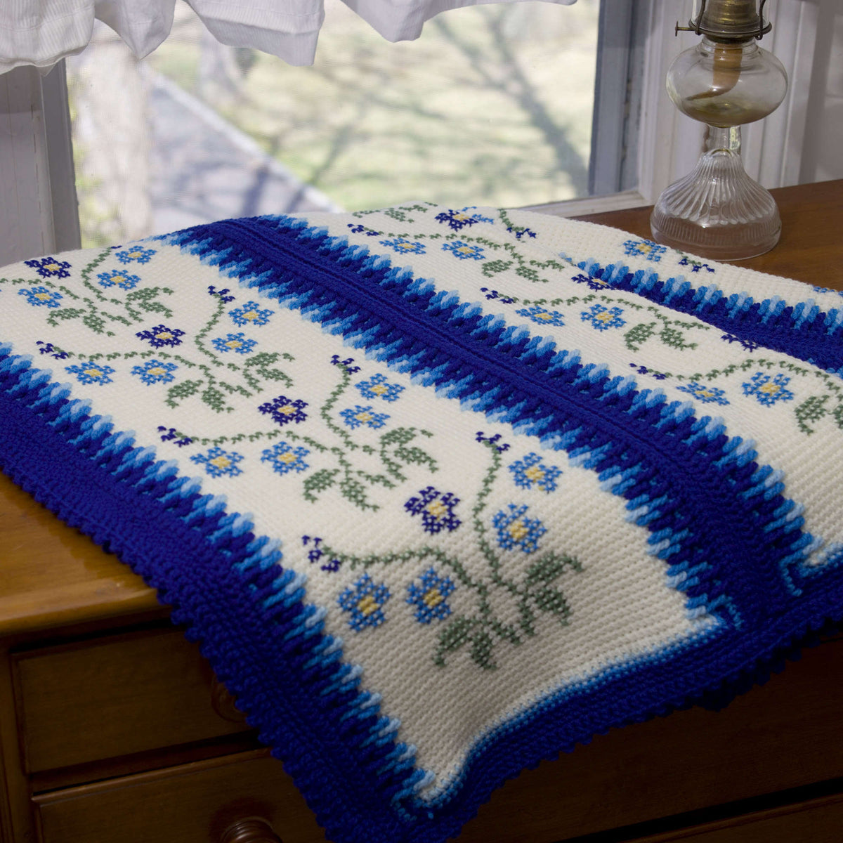 Crochet Afghan made in Red Heart Super Saver Yarn