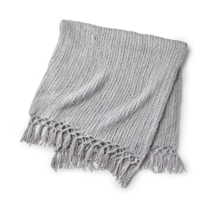 Red Heart Crochet Cozy Time Fringe Throw Crochet Throw made in Red Heart Hygge Yarn