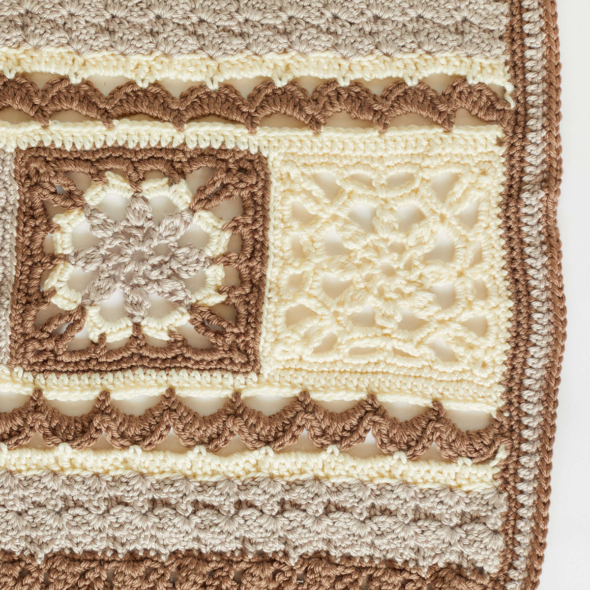 Crochet SamplerThrow made in Red Heart Soft Essentials Yarn
