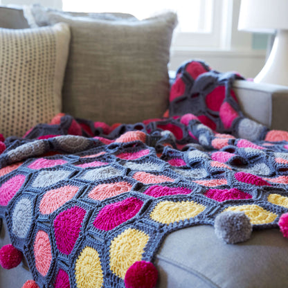 Red Heart Crochet All That Chic Throw Crochet Throw made in Red Heart Chic Sheep Yarn