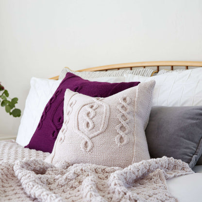 Red Heart Hygge Chic Throw Crochet Throw made in Red Heart Chic Sheep Yarn