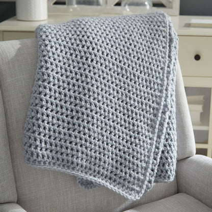 Red Heart Beginner Crochet Throw Crochet Throw made in Red Heart Super Saver Chunky Yarn