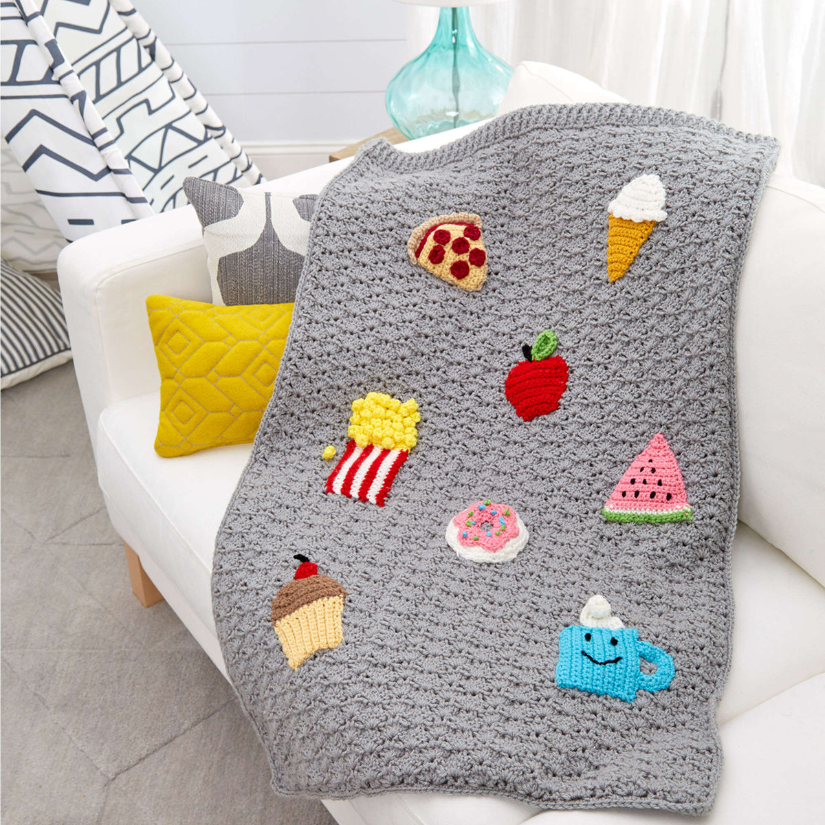 Crochet Blanket made in Red Heart Super Saver Yarn