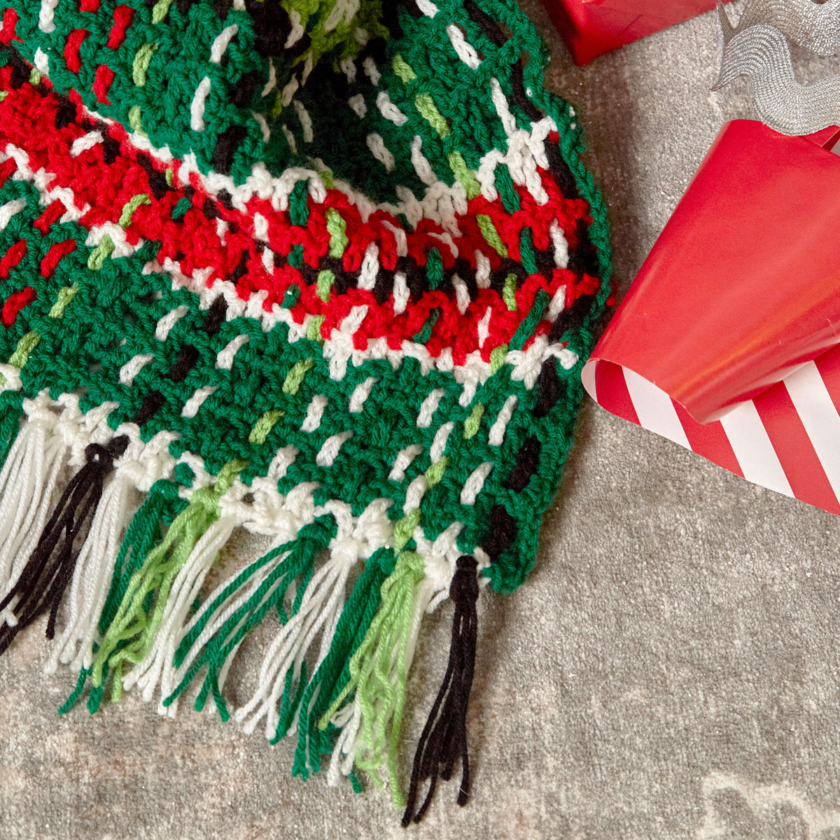 Crochet Blanket made in Red Heart Super Saver Yarn