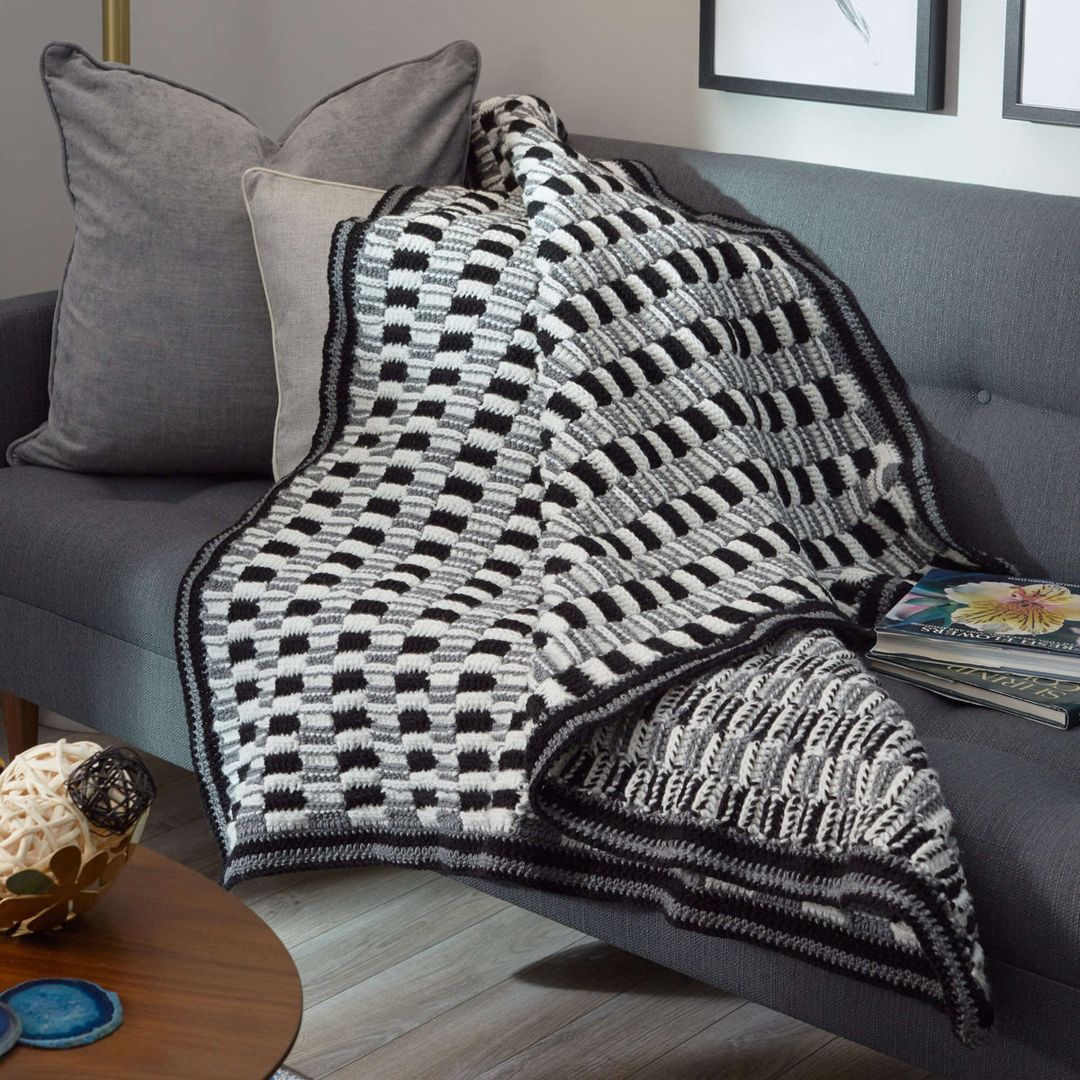 Crochet Throw made in Red Heart Super Saver Yarn