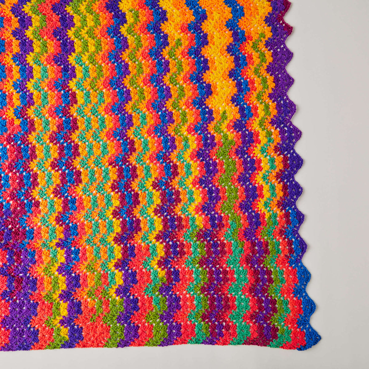 Crochet Throw made in Red Heart Super Saver Yarn