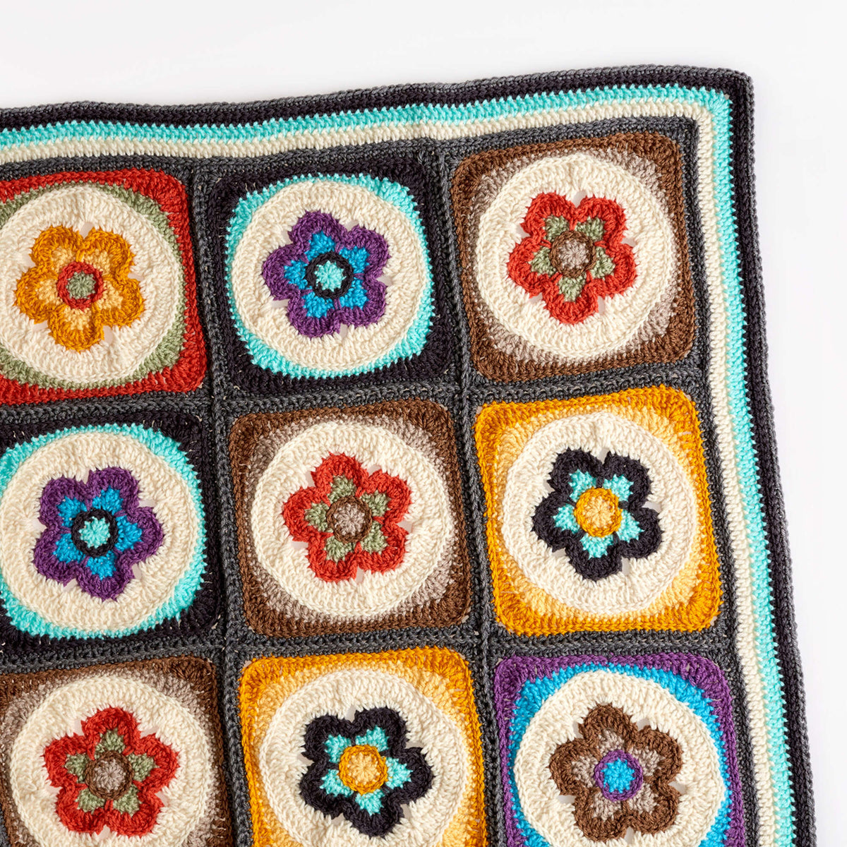 Crochet Blanket made in Red Heart Super Saver Yarn