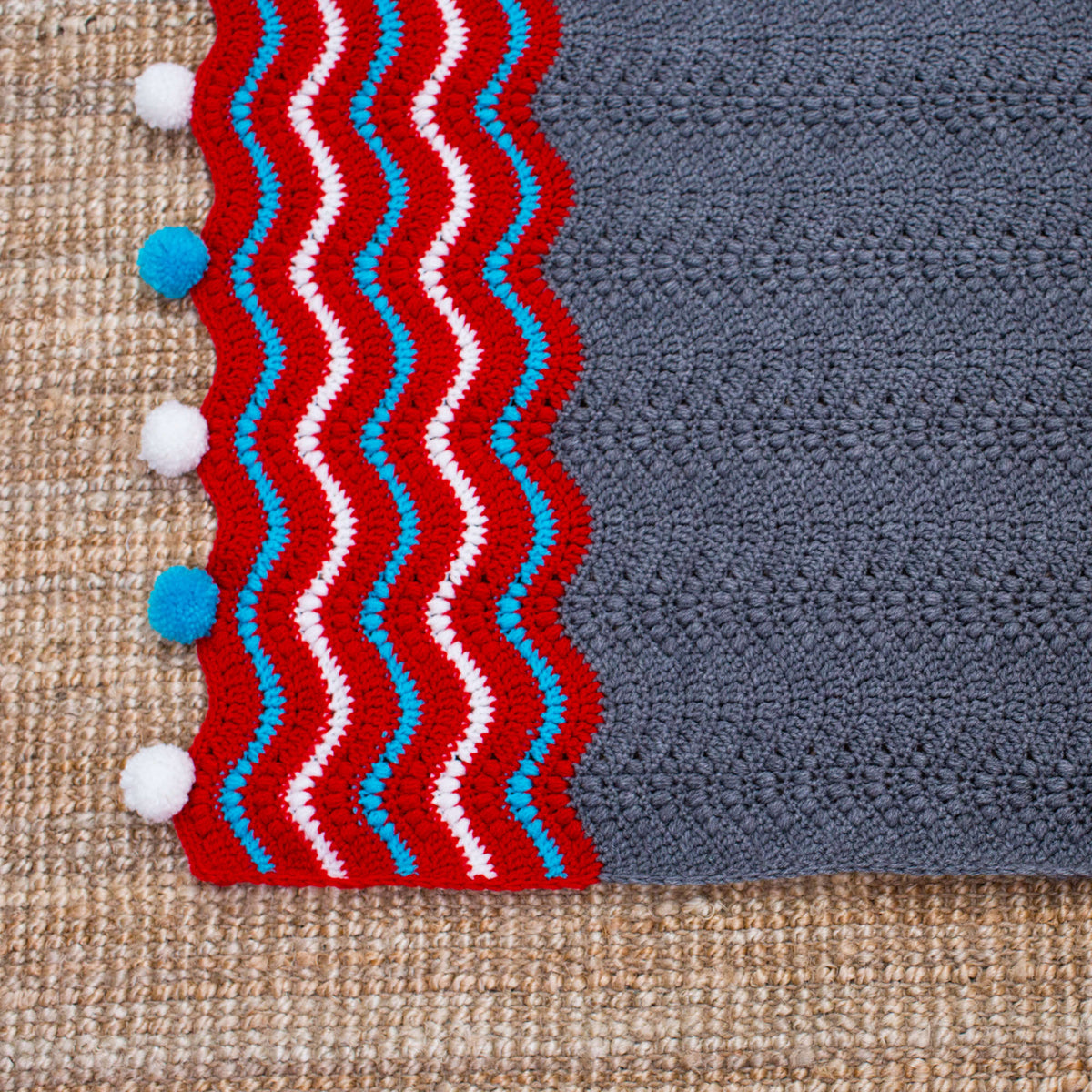 Crochet Throw made in Red Heart Super Saver Yarn