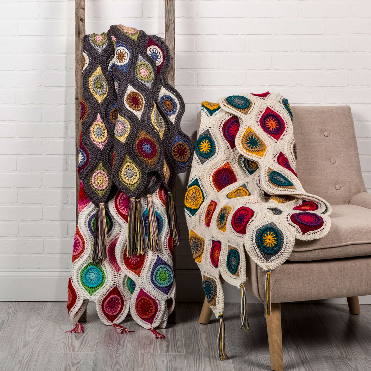 Crochet Throw made in Red Heart Soft Yarn