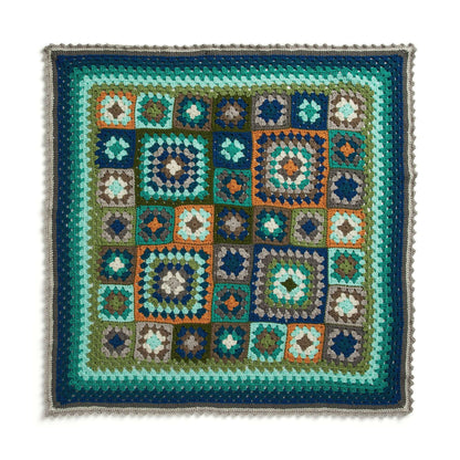 Red Heart Make a Crochet Blanket Statement Crochet Blanket made in Red Heart With Love Yarn