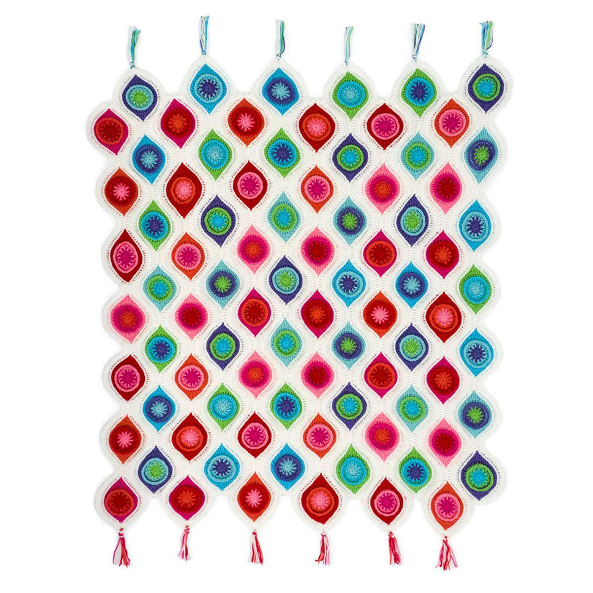 Crochet Throw made in Red Heart Super Saver Yarn