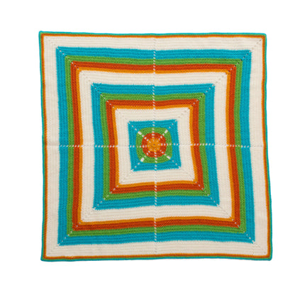 Red Heart Crochet Bright & Breezy Throw Crochet Throw made in Red Heart Super Saver Yarn