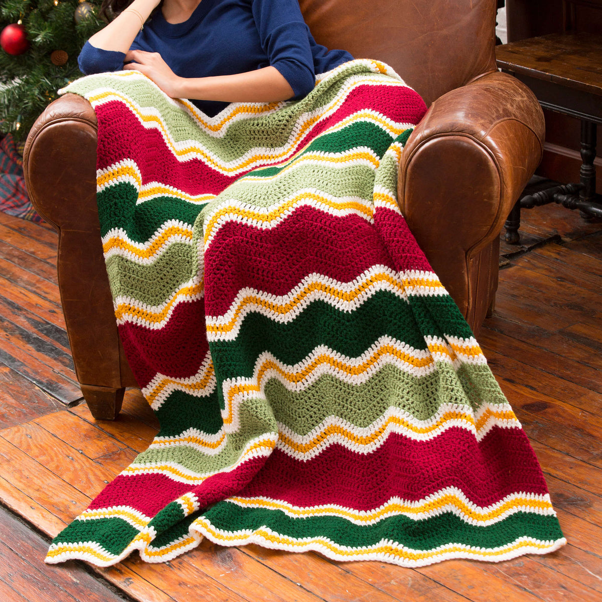 Crochet Throw made in Red Heart Super Saver Yarn