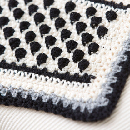Red Heart Crochet Dottie Throw Crochet Throw made in Red Heart Soft Yarn