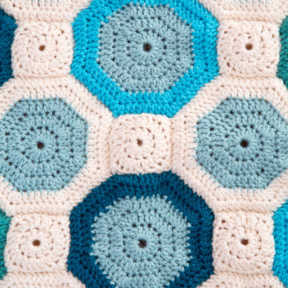 Red Heart Crochet Mosaic Throw Crochet Throw made in Red Heart Soft Yarn