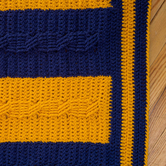 Crochet Blanket made in Red Heart Super Saver Yarn
