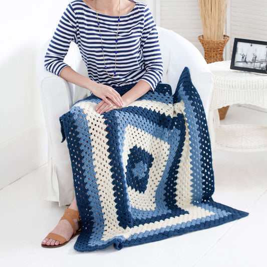 Crochet Lapghan made in Red Heart Super Saver Yarn