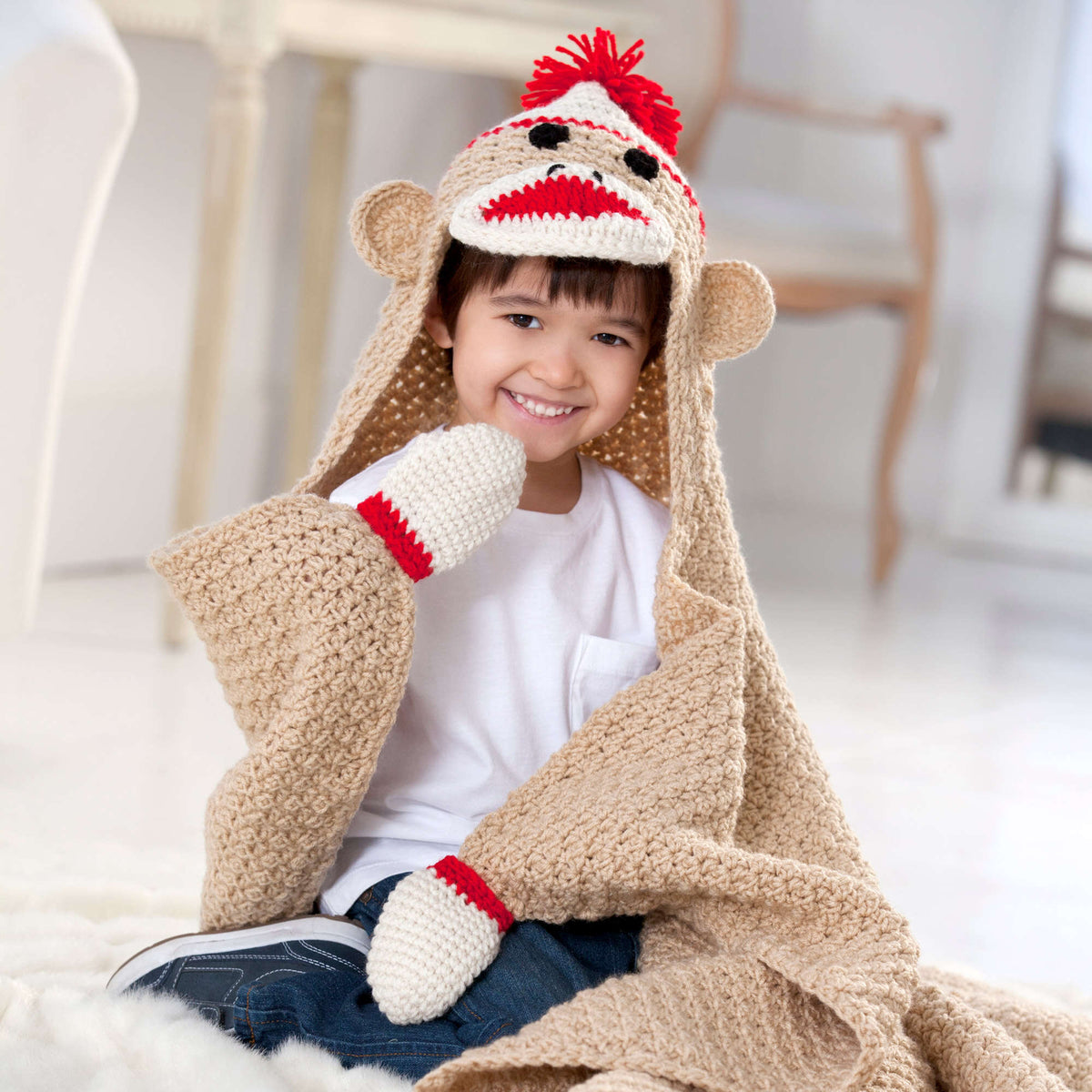 Crochet Blanket made in Red Heart Super Saver Yarn