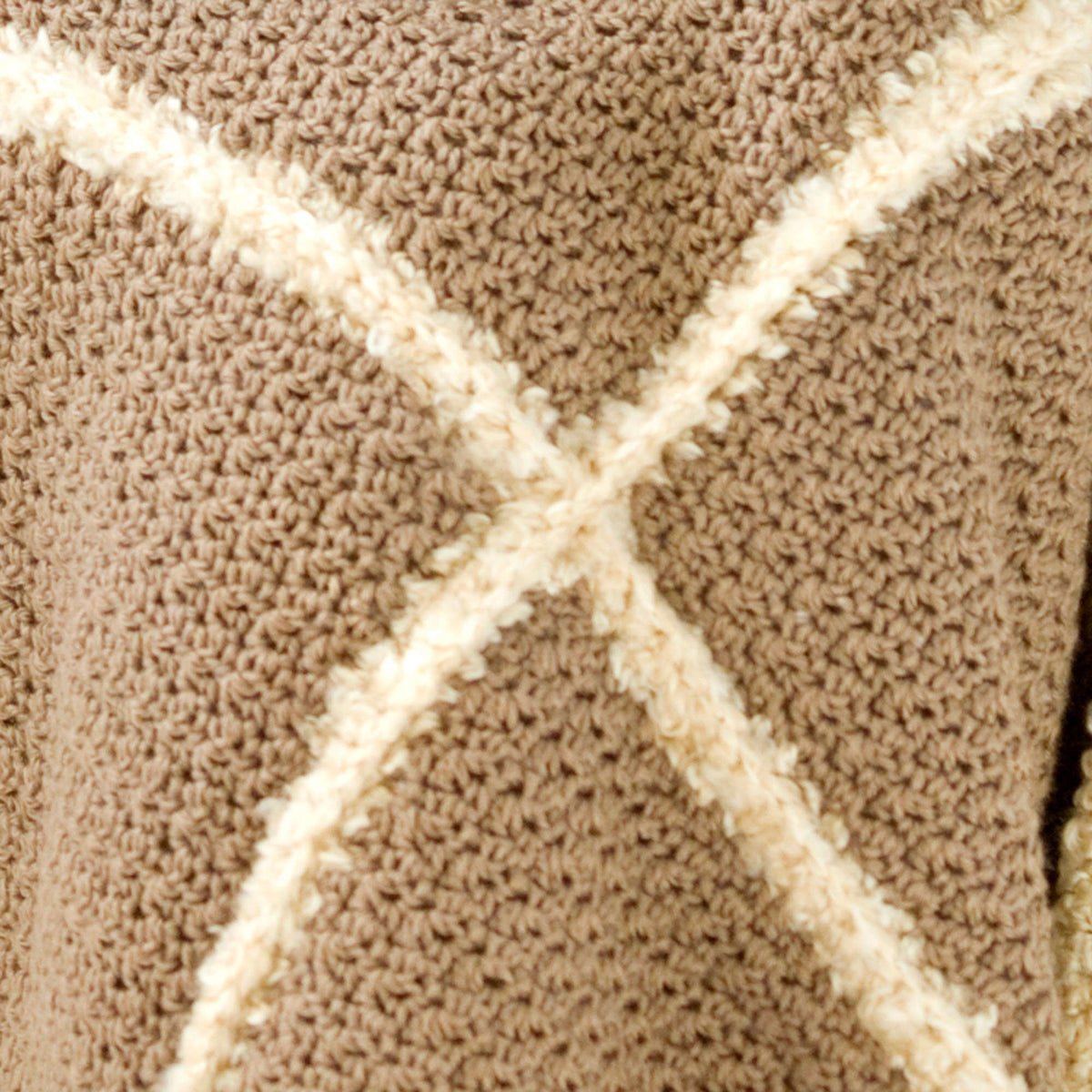 Crochet Throw made in Red Heart Eco-Ways Yarn