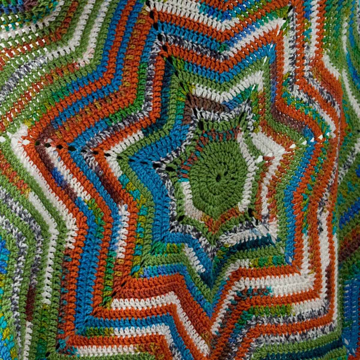 Crochet Throw made in Red Heart Super Saver Yarn