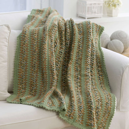 Red Heart Country Home Crochet Throw Crochet HomeThrow made in Red Heart Super Saver Yarn