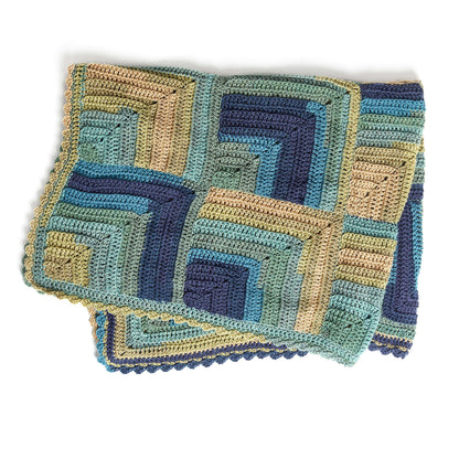 Red Heart Crochet Sutherland Throw Single Size
