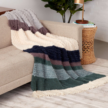 Red Heart Cuddle Up Crochet Blanket 5 oz