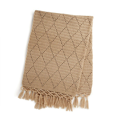 Red Heart Diamond Lattice Crochet Blanket Red Heart Super Saver