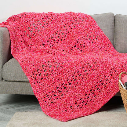 Red Heart Weekend Speedy Crochet Throw Version 2